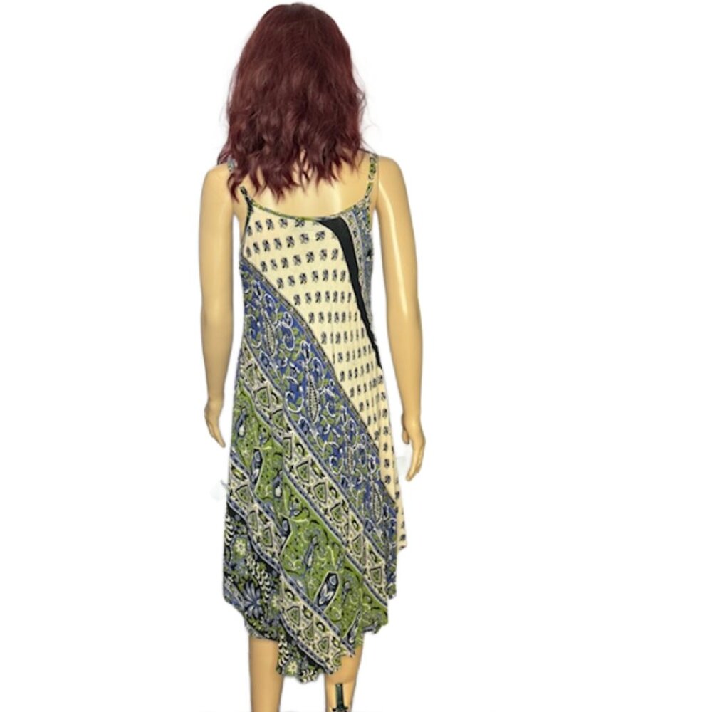 Pyramid Collection Sun Dress Boho Chic Multi Color Size L - Picture 2 of 11
